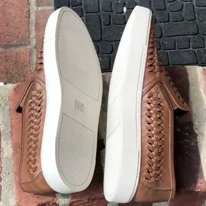 Frye | Shoes | Frye Gabe Woven Slip On Brown Sz 9 | Poshmark